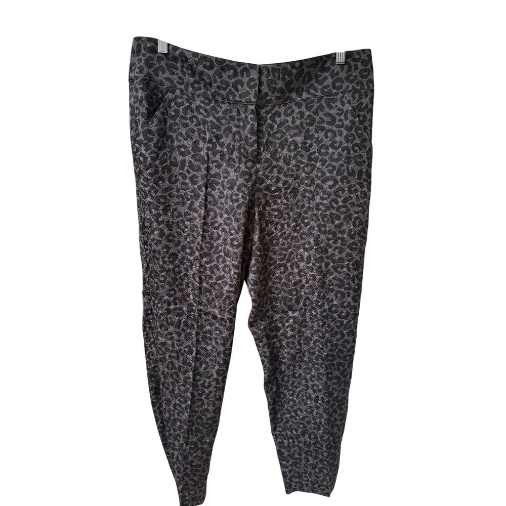 Ann Taylor Animal Print Dress Pants 10